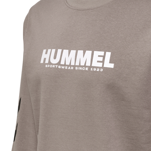 hmlLEGACY SWEATSHIRT, MOON ROCK, packshot