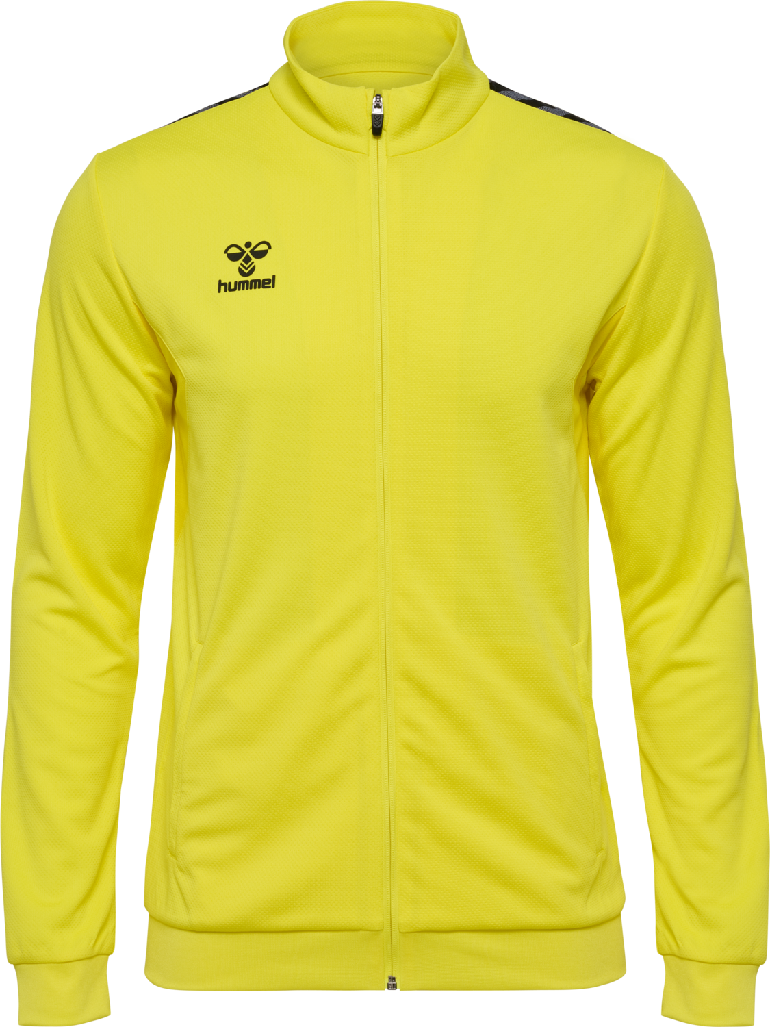 hmlAUTHENTIC PL ZIP JACKET, BLAZING YELLOW, packshot