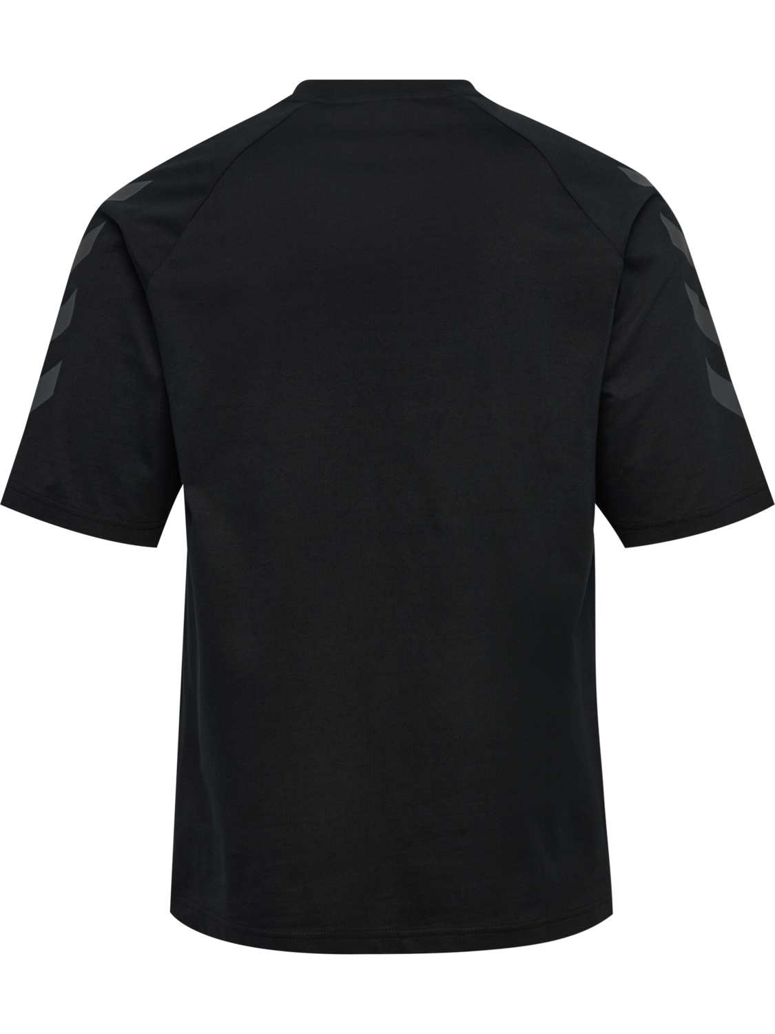 hmlKEEPER CHEVRON T-SHIRT S/S, BLACK, packshot