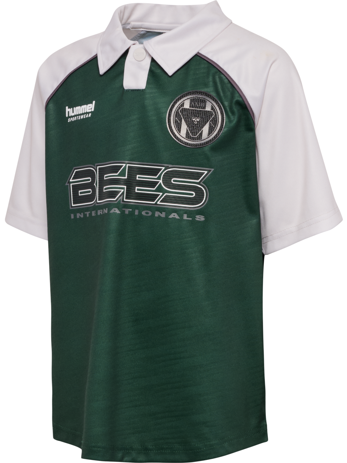 hmlJR LOOSE TIGER SOCCER JERSEY S/S, JUNE BUG, packshot