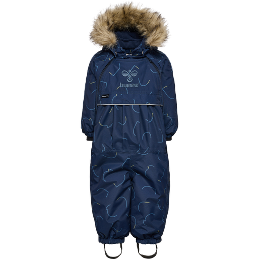 hmlMOON TEX SNOWSUIT, BLACK IRIS, packshot