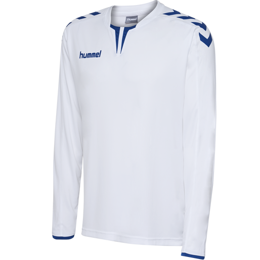 CORE LS POLY JERSEY, WHITE, packshot