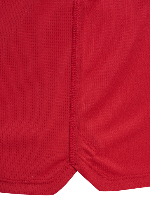 hmlRUN SINGLET S/L, TANGO RED, packshot
