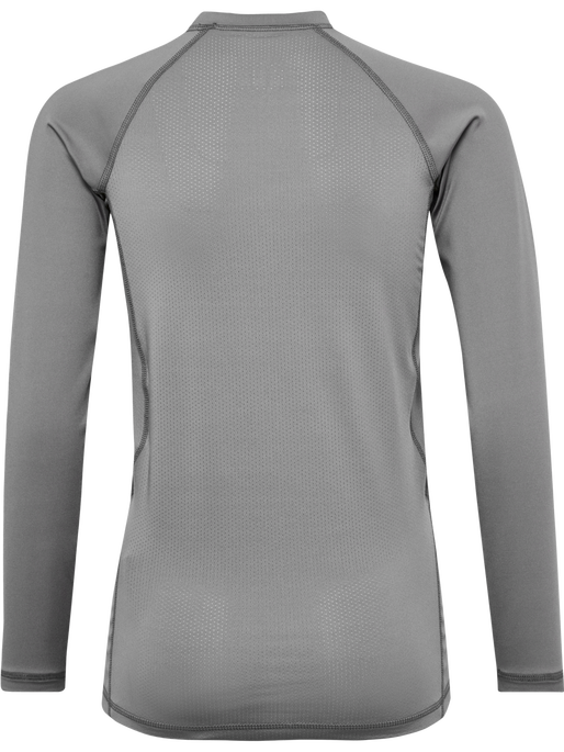 hmlBL PERFORMANCE TEE L/S KIDS, STEEL GRAY hmlBL PERFORMANCE TEE L/S KIDS, STEEL GRAY, packshot