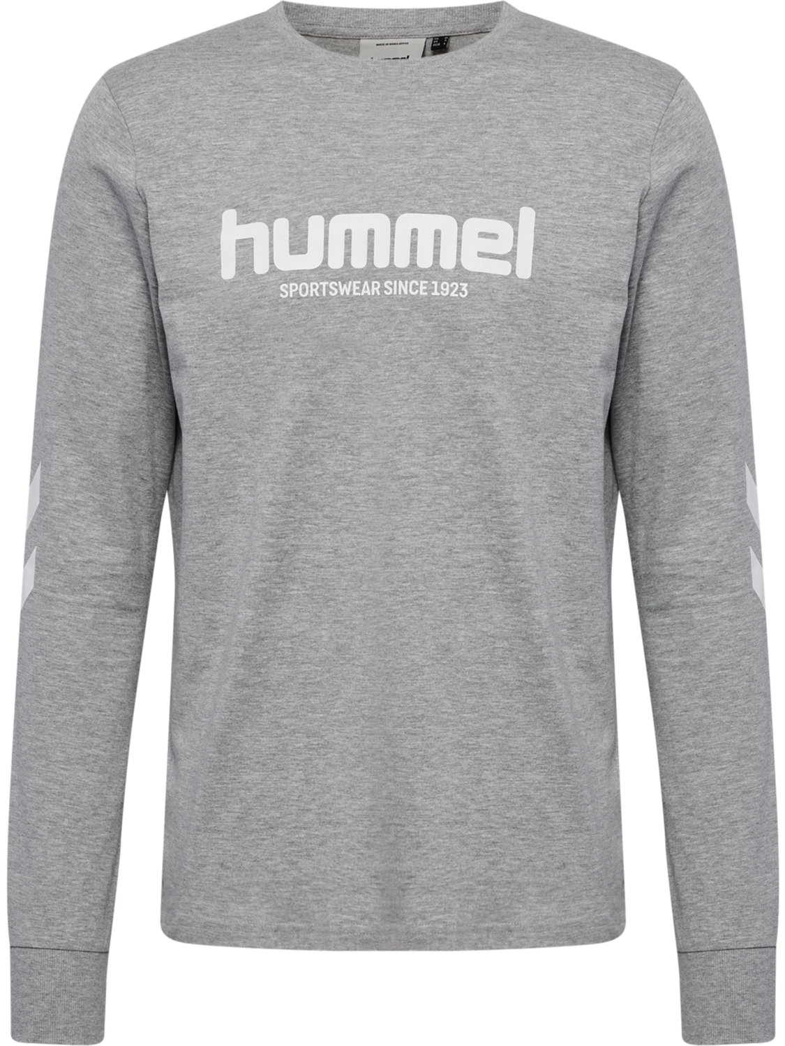 hmlLEGACY 2.0 T-SHIRT L/S, GREY MELANGE, packshot