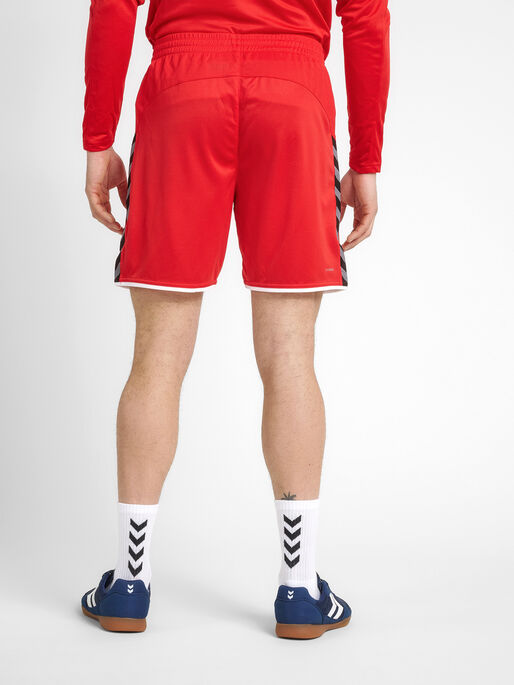 hmlAUTHENTIC POLY SHORTS, TRUE RED, model