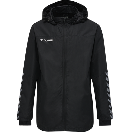 hmlAUTHENTIC KIDS ALL-WEATHER JACKE, BLACK/WHITE, packshot