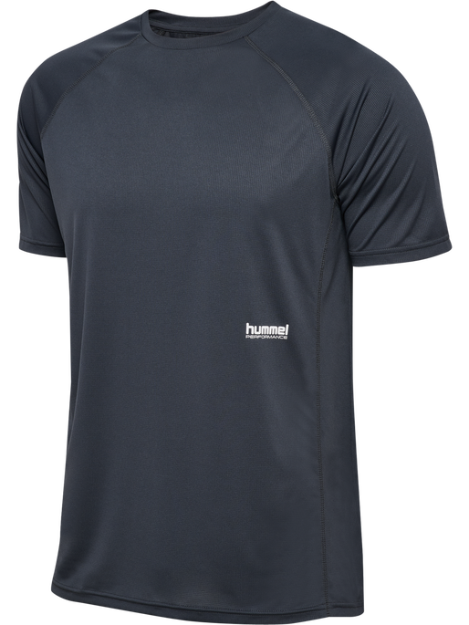 hmlPULSE WORKOUT T-SHIRT S/S, EBONY hmlPULSE WORKOUT T-SHIRT S/S, EBONY, packshot