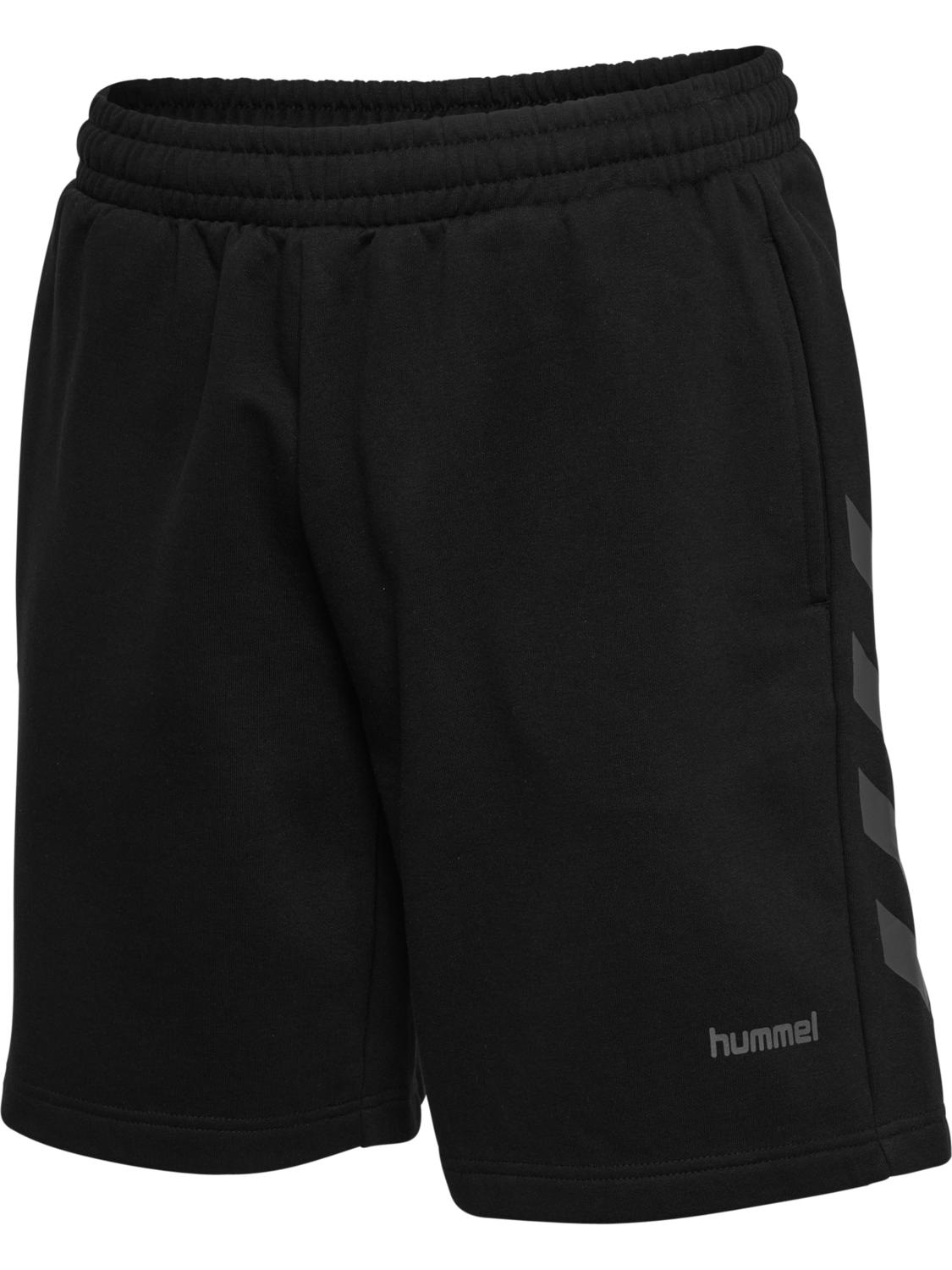 hmlKEEPER CHEVRON SHORTS, BLACK, packshot