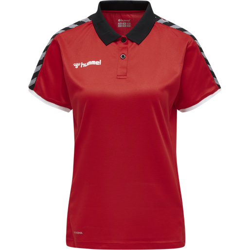 hmlAUTHENTIC WOMAN FUNCTIONAL POLO, TRUE RED, packshot