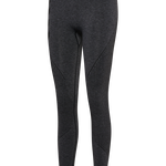 hmlMT HANA 2.0 SEAMLESS MW TIGHTS, BLACK MELANGE, packshot