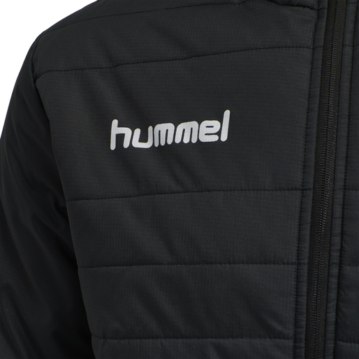 hmlPROMO SHORT BENCH JACKET, BLACK, packshot