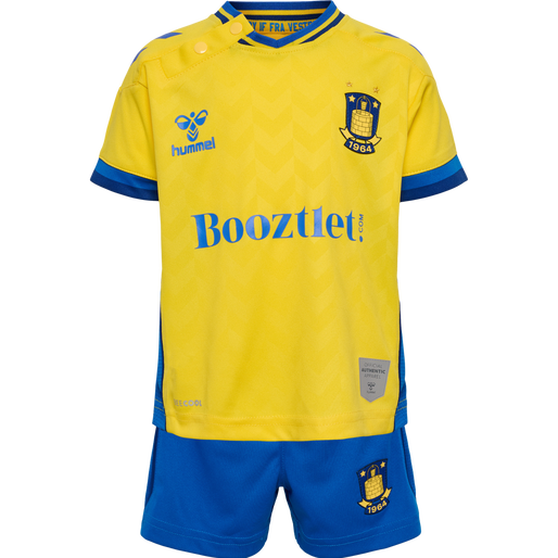 BRØNDBY 22/23 HOME MINI KIT, CYBER YELLOW BRØNDBY 22/23 HOME MINI KIT, CYBER YELLOW, packshot