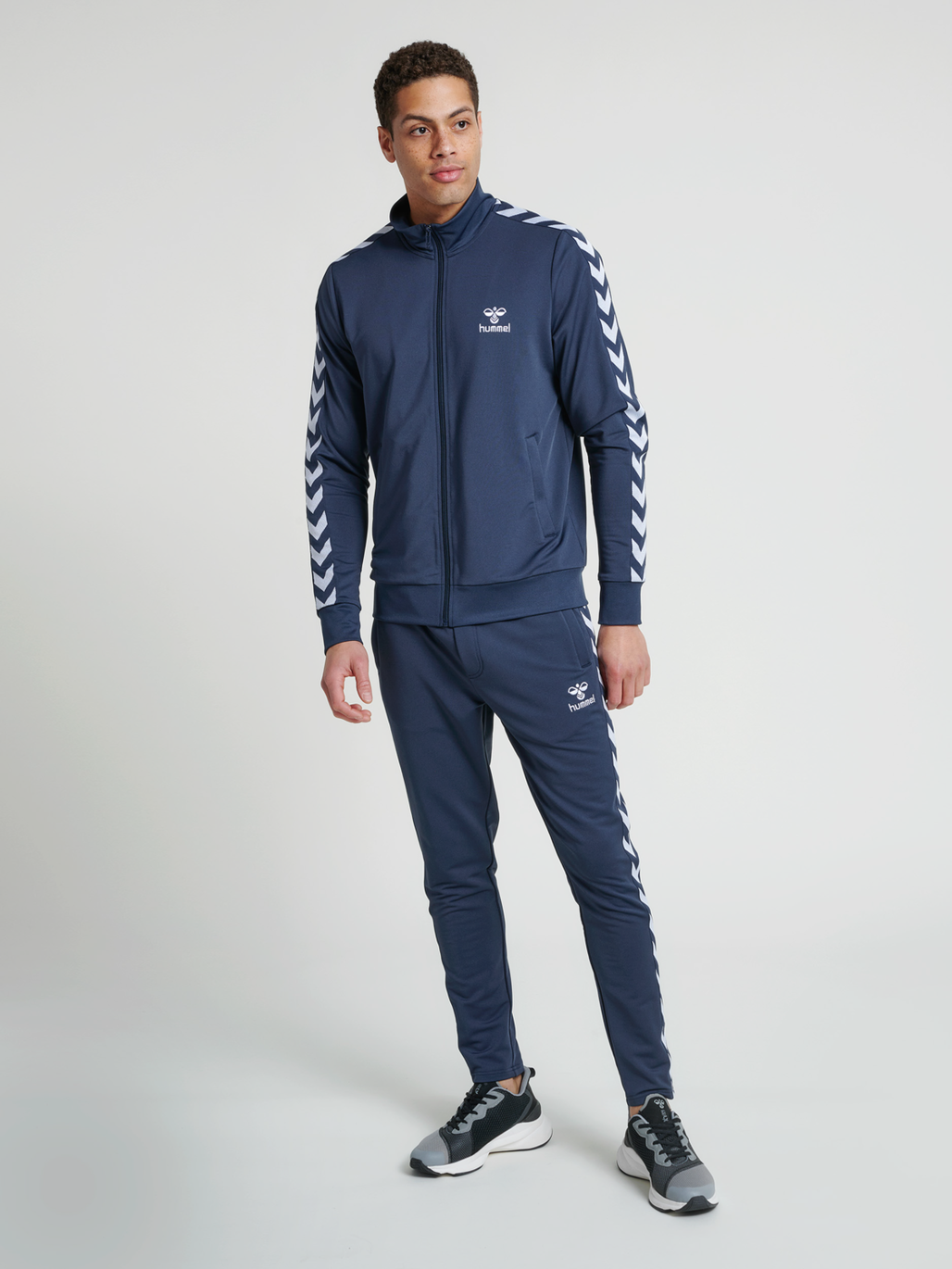 hummel NATHAN 2.0 ZIP JACKET BLUE NIGHTS hummel