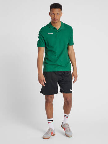 HUMMEL GO COTTON POLO, EVERGREEN, model