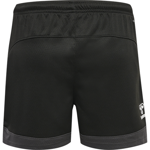 hmlLEAD WOMENS POLY SHORTS, BLACK hmlLEAD WOMENS POLY SHORTS, BLACK, packshot