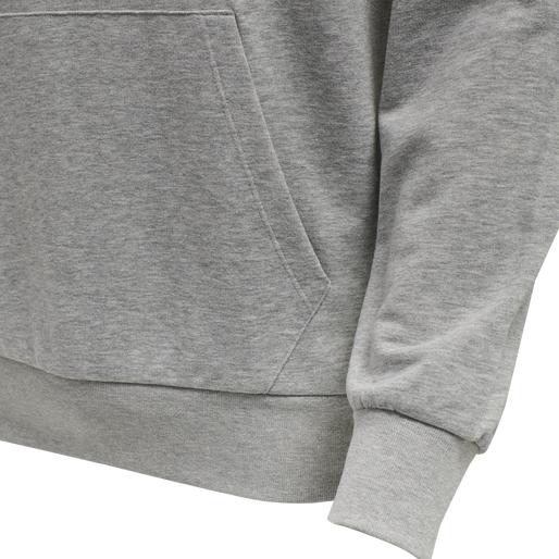 hmlLIMO HOODIE, GREY MELANGE, packshot