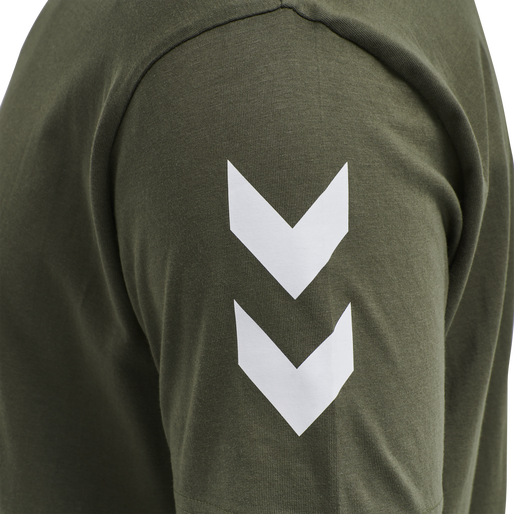 HUMMEL GO COTTON T-SHIRT S/S, GRAPE LEAF, packshot