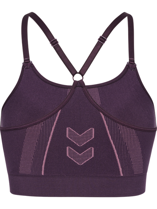 hmlMT POWER SEAMLESS SPORTS BRA, PLUM PERFECT hmlMT POWER SEAMLESS SPORTS BRA, PLUM PERFECT, packshot