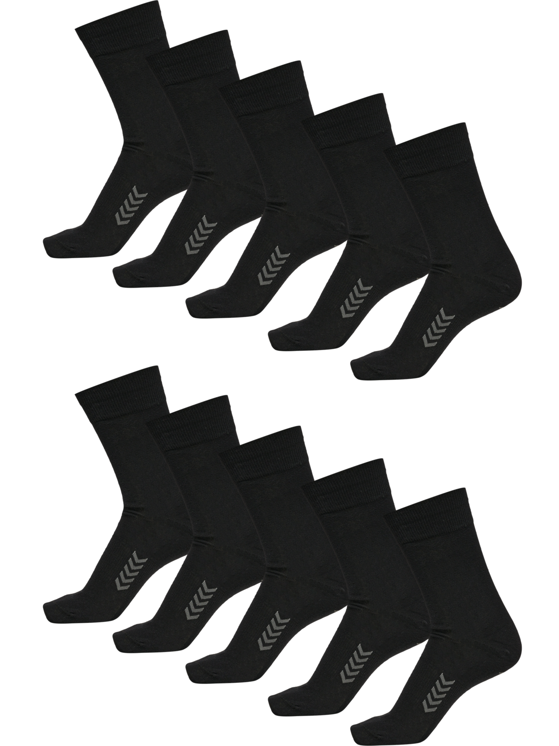 hmlBUSINESS SOCK 10-PACK, BLACK, packshot