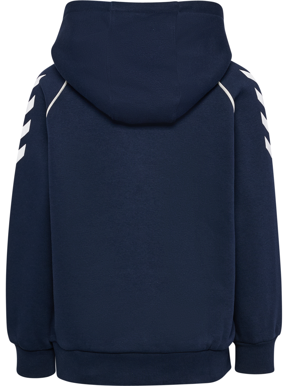 hmlJR LOOSE CHEVRON HOODIE, DRESS BLUES, packshot