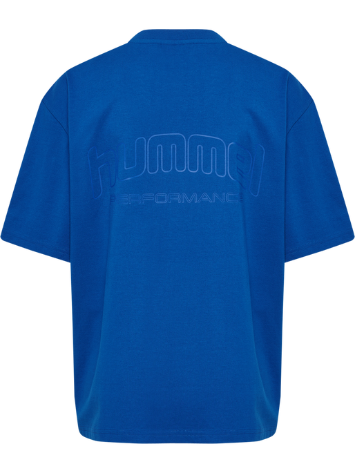 hmlFAST LOOSE T-SHIRT S/S, OLYMPIAN BLUE, packshot