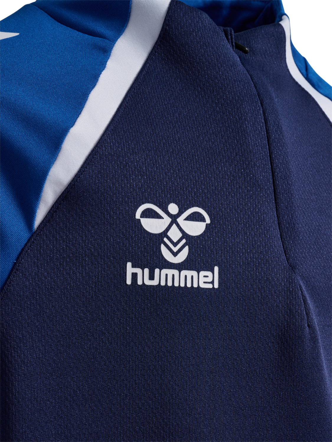 hmlLEAD 2.0 HALF ZIP KIDS, MARINE/TRUE BLUE, packshot