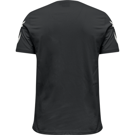 hmlLEGACY CHEVRON T-SHIRT, BLACK, packshot