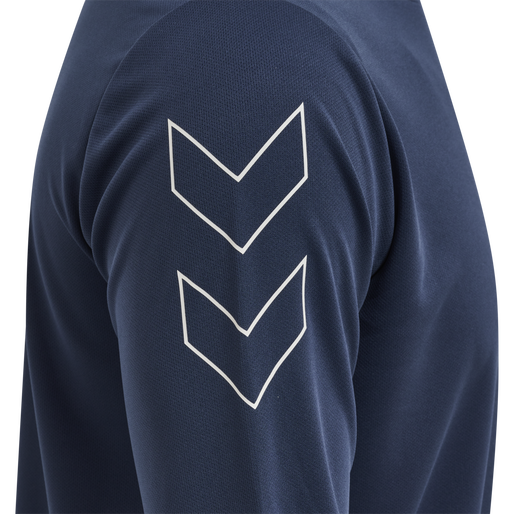 hmlTE TOPAZ T-SHIRT L/S, INSIGNIA BLUE, packshot