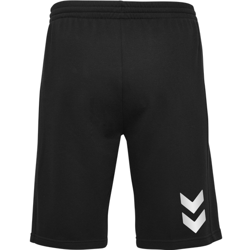 HUMMEL GO COTTON BERMUDA SHORTS, BLACK, packshot