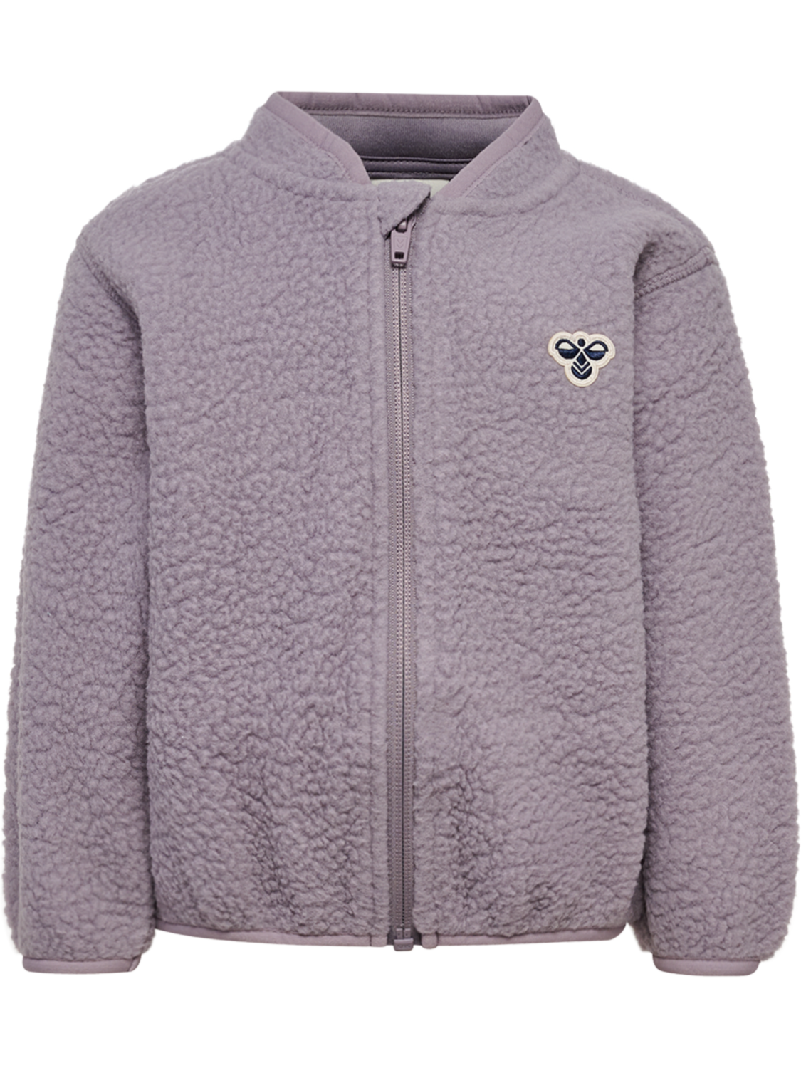 hmlMINI ATLAS FLEECE ZIP JACKET, GRAY RIDGE, packshot
