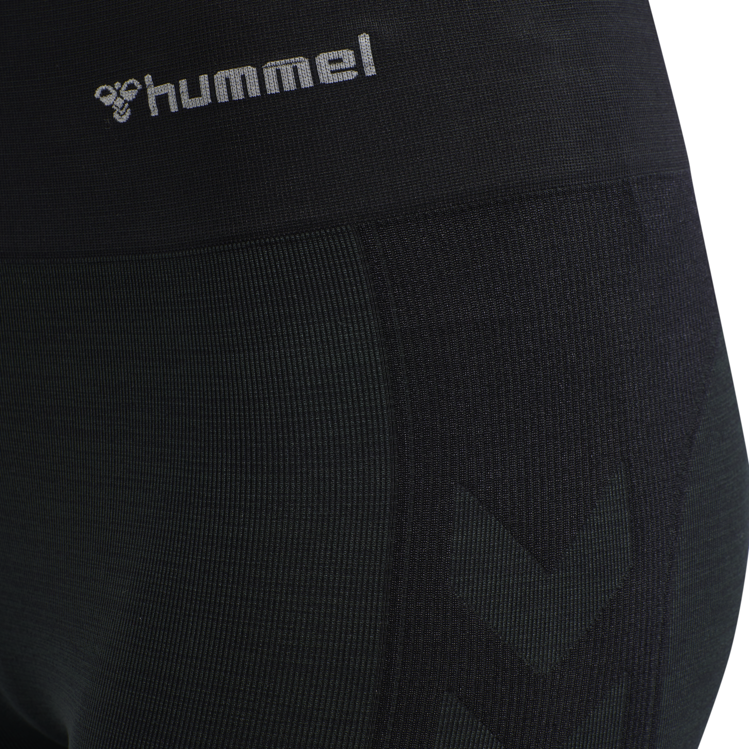 hmlCLEA SEAMLESS CYCLING SHORTS, BLACK MELANGE, packshot