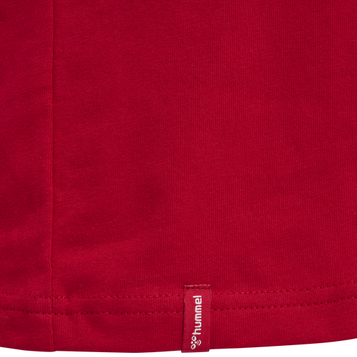 hmlRED HEAVY T-SHIRT S/S WOMAN, TANGO RED, packshot