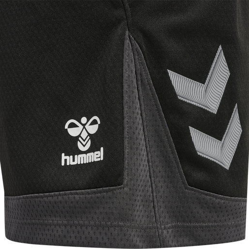 hmlLEAD WOMENS POLY SHORTS, BLACK hmlLEAD WOMENS POLY SHORTS, BLACK, packshot