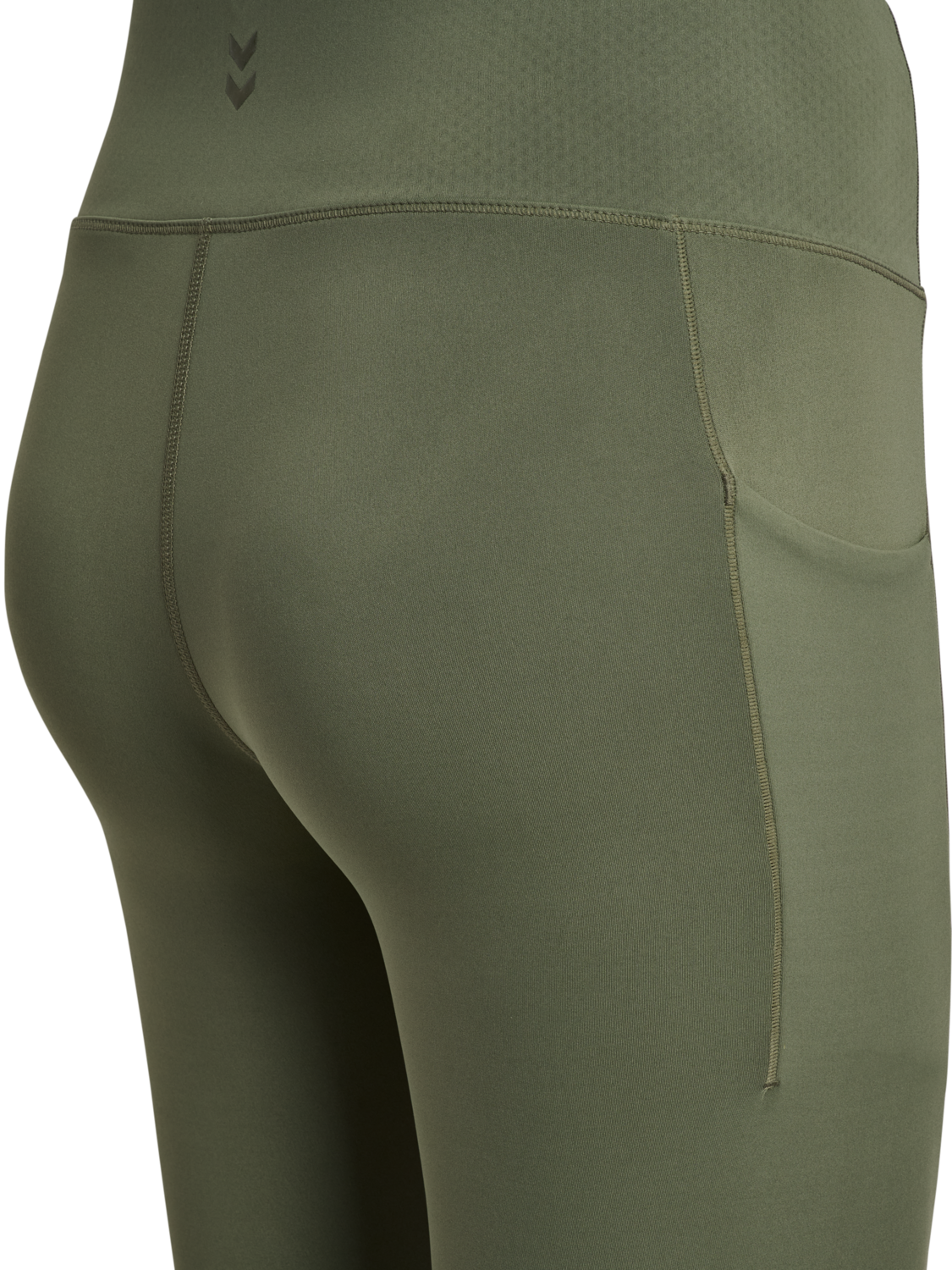 hmlHIIT INTENSITY HIGH WAIST TIGHTS, DEEP LICHEN GREEN, packshot