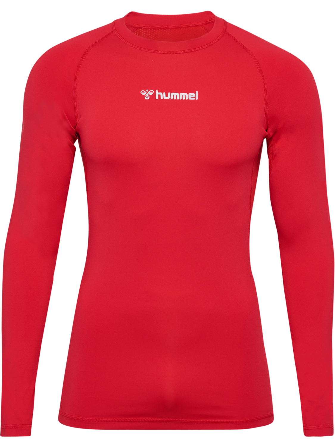 hmlBL PERFORMANCE TEE L/S, TRUE RED, packshot