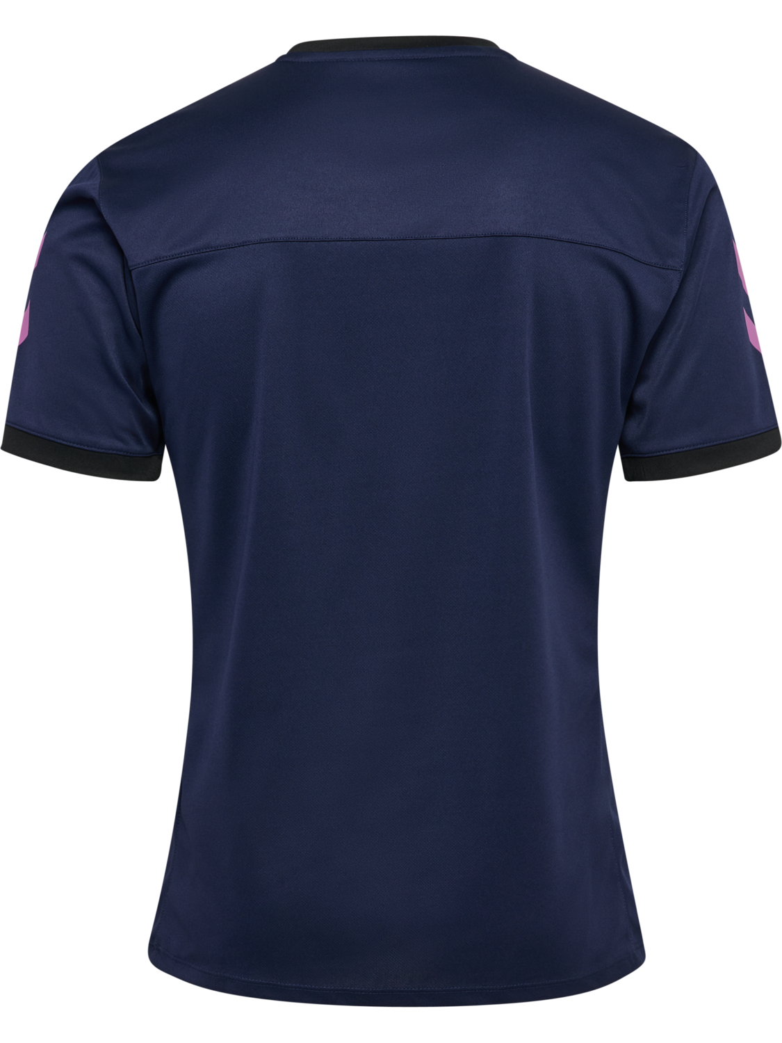 hmlBLAZE CLUB 26 POLY TEE, MARINE/PINK, packshot