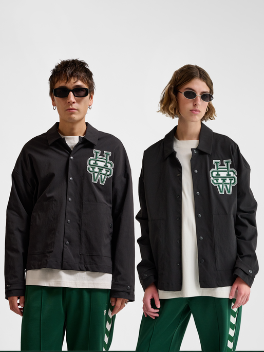 hmlCOACH JACKET HSW, BLACK, model