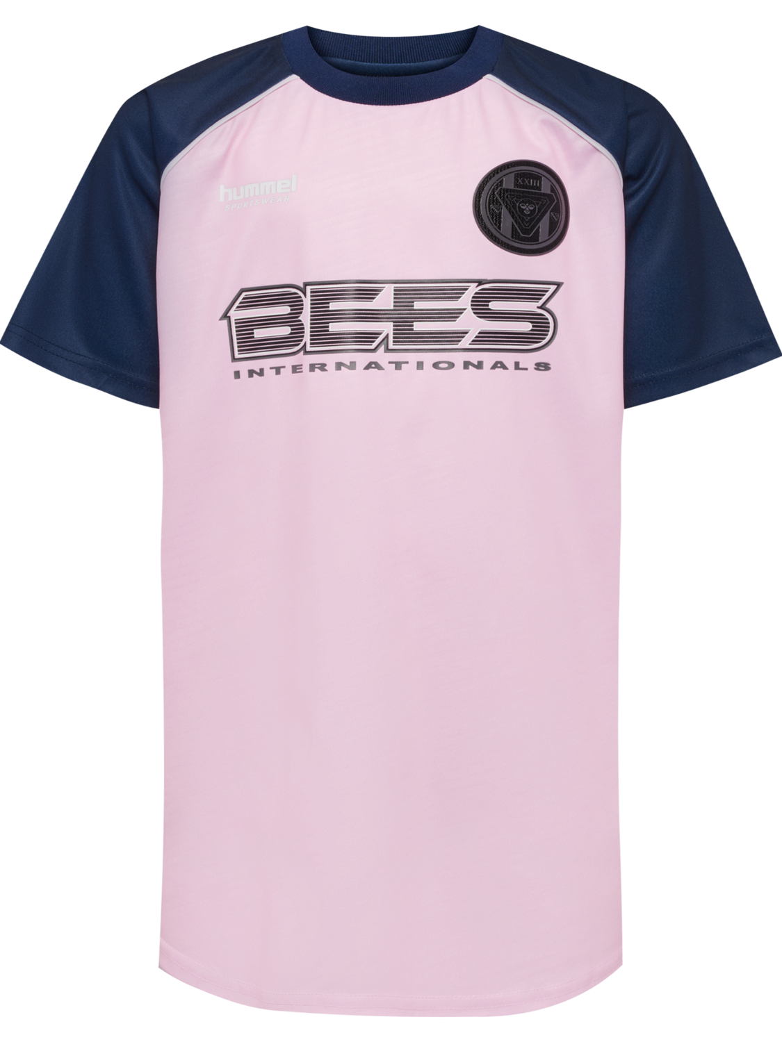 hmlJR LOOSE TIGER SOCCER DRESS S/S, ROSEATE SPOONBILL, packshot