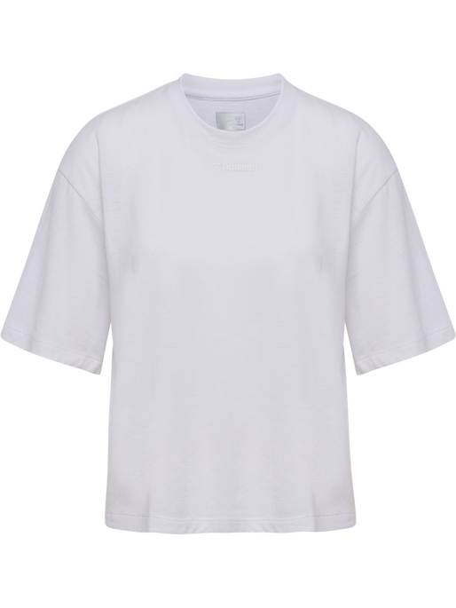 hmlMT VANJA BOXY SHORT T-SHIRT, WHITE hmlMT VANJA BOXY SHORT T-SHIRT, WHITE, packshot