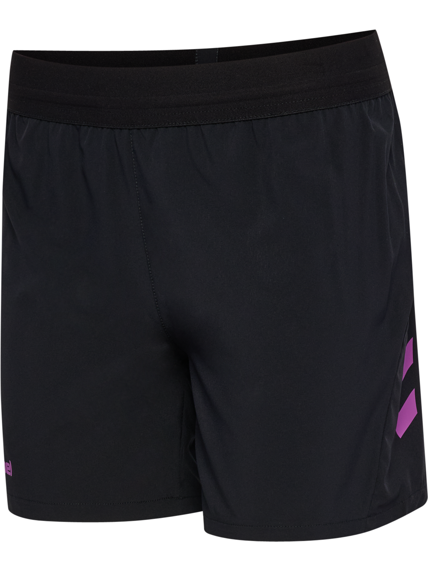 hmlBLAZE 2.0 TRAINING SHORTS WO, BLACK/DAHLIA, packshot