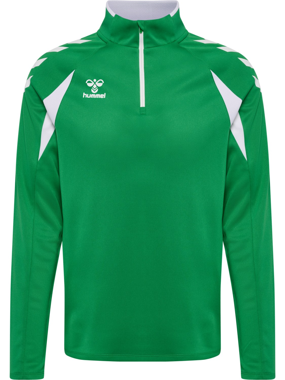 hmlCORE 2.0 HALF ZIP, JELLY BEAN/WHITE, packshot