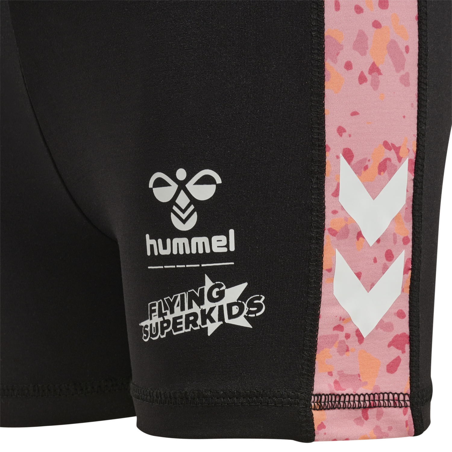 hmlFLYING JOY SHORT TIGHTS, BLACK, packshot