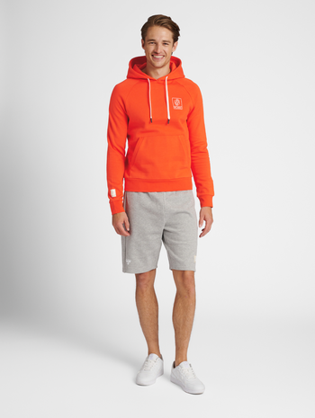 hmlGG12 SWEAT HOODIE WOMAN, CHERRY TOMATO, model