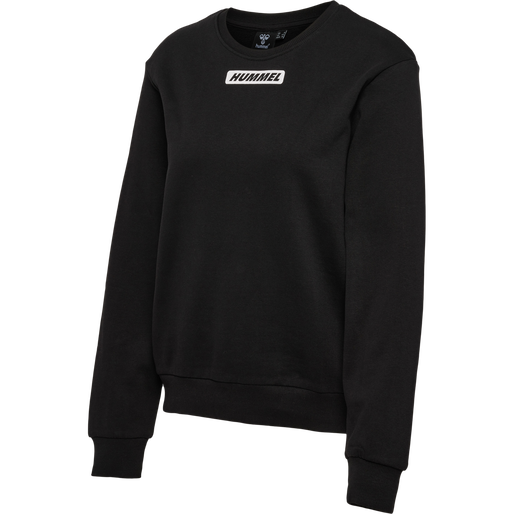 hmlTE ELEMENT SWEATSHIRT, BLACK, packshot