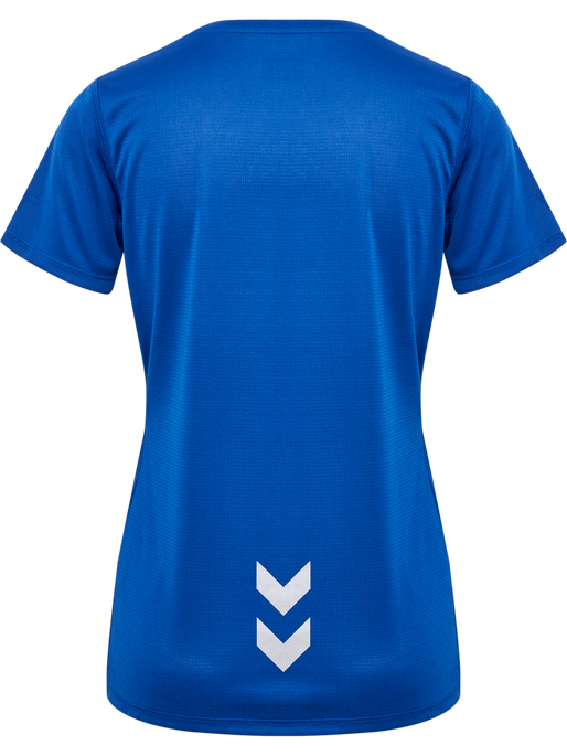 hmlRUN JERSEY S/S WOMAN, TRUE BLUE, packshot