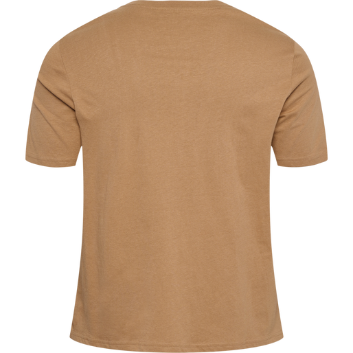 hmlLEGACY WO REGULAR T-SHIRT PLUS, TIGERS EYE, packshot