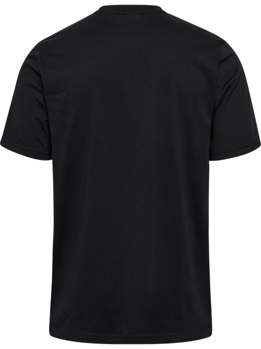 hmlREGULAR GRAPHIC TEE S/S, BLACK/BLACK, packshot