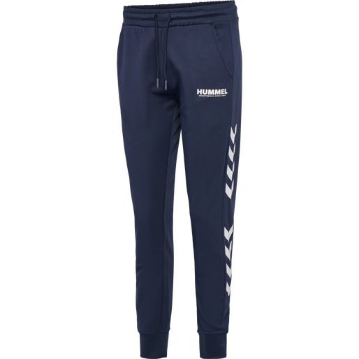 hmlLEGACY POLY WOMAN REGULAR PANTS, BLUE NIGHTS, packshot