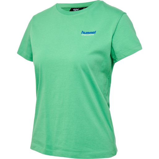 hmlLGC KRISTY SHORT T-SHIRT, GREEN SPRUCE, packshot